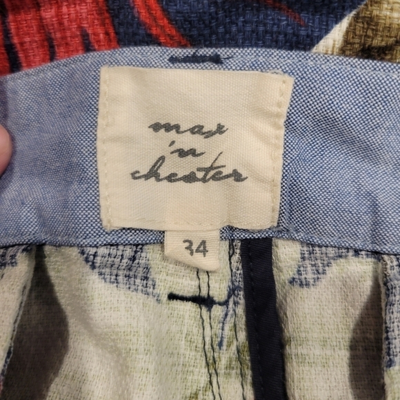 Max n Chester womens size 6 tropical floral cotton pants - Picture 4 of 7